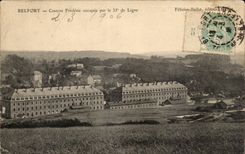 Belfort CPA Frederic Barracks occupied by the 35eme of Line