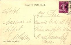 Belfort CPA Public garden of the memory War memorial