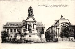 Belfort CPA Monument of the three seats Law courts and village hall