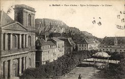 Belfort CPA places of Eglise weapons Christophe Saint the castle