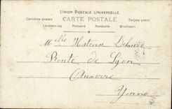 CPA Phantasie-Kind-Besuche mit dem rosafarbenen Baum