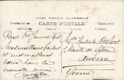 CPA Phantasie-Kind-gluckliches neues Jahr