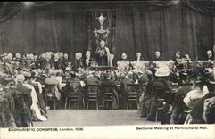 The United Kingdom Great BRitain CPA Euchristic Congress London 1908 Sectional meeting Horticultural At hall