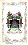 The United Kingdom Great BRitain CPA Guildford Castle CAstle Heraldry snake Armoreries