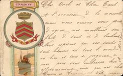 The United Kingdom Great BRitain CPA Cardiff Heraldry snake Armoreries