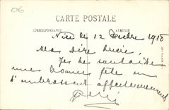 Nettes CPA eine Ecke des allgemeinen Gartens