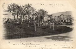 Nettes CPA das Kasino und die neuen Garten