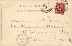 Nettes CPA das Kasino und die neuen Garten