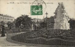 Nette Cimiez CPA Park-Statue von Pastoralepoesie