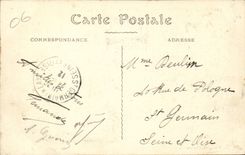 Nette Cimiez CPA Park-Statue von Pastoralepoesie