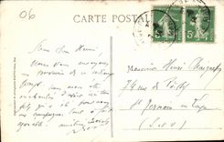 Cannes CPA Walks of the palm trees Boulevard of the small cross