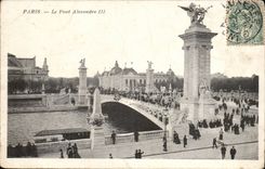 Paris CPA the bridge Alexandre III
