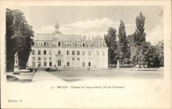 Melun CPA Castle of Vaulx Penil (seen interior)