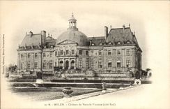 Melun CPA Castle of Vaulx the Viscount (southern part)