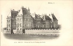 Melun CPA Castle of Vaulx the Viscount (northern dimension)