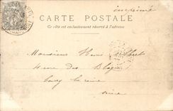 Paris CPA Cour du louvre