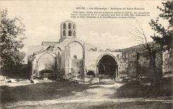 Arles CPA Alyscamps Basilica of St Honorat