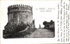 Italy ITalia CPA Roma Fell di Cecilia Metella