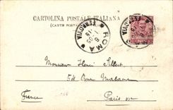 Italy Italia Roma CPA Via Nazionale Palazzo delle Beautiful Arti