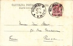 Italy Italia Roma CPA Tempio di Castore E Polluce