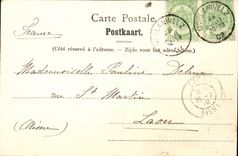 Belgie Belgium CPA Morlanweiz average School