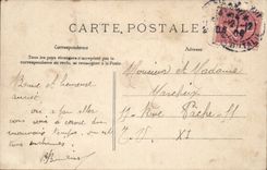 Paris CPA the large wheel (Eiffel Tower tower)