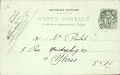 Nettes CPA gesehen vom Port (Boote)