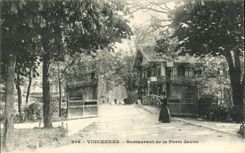 Restoring Vincennes CPA of the Yellow door