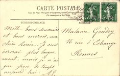 Paris CPA Arc de Triomphe and the Elysees Fields