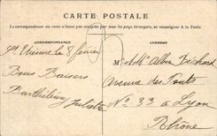 Saint Etienne CPA the monument Francis Garnier