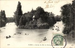 Paris 16 - Le Lac du Bois de Boulogne - CPA 