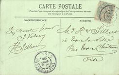 Seas on sea - the Walk of the Beach - CPA