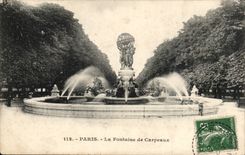Paris 6 - The Fountain of Carpeaux - CPA