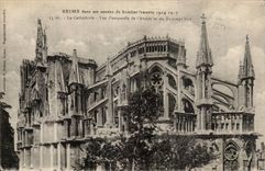 Reims - in its years of bombardment 1914 1917 - the Cathedral - Overall picture - CPA