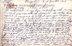 Germany - Deutschland - koenigstein im Taunus - Blick zur Burg - CPA