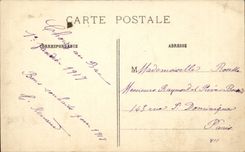 Choisy with the Vat - the Bridge destroyed by the French Genius - the War 1914 1915 - CPA