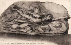 Lyon - Gaumen der Borse - die Rhône und der Saone - niedrige Entlastung - CPA