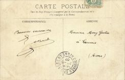 Compiegne - das Schloss - Dorfhalle - CPA