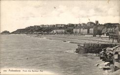The United Kingdom Great BRitain CPA Folkestone From the harbor pier