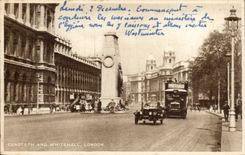 The United Kingdom Great BRitain London London CPA Cenotaph and Whitehall