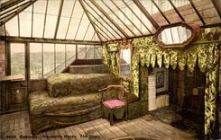 The United Kingdom Great BRitain CPA Guernsey Guernesey Hauteville House The study