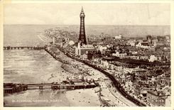 The United Kingdom Great BRitain CPA looking North Blackpool