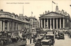 The United Kingdom Great Britain CPA London London Bank and Royal Exchange