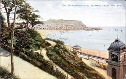 The United Kingdom Great Britain CPA Scarborough has glimpse from the Spa