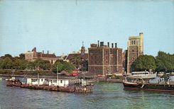 The United Kingdom Great Britain CPA Lambeth De luxe hotel and To rivet Thames London London