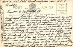 The United Kingdom Great Britain CPA Westminster from the air london London