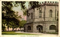 The United Kingdom Great BRitain CPA Lancaster The castle and church