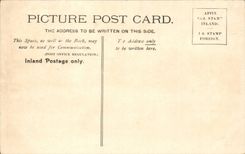 Grande Bretagne Great BRitain CPA Denbigh castle interior (tennis)