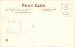 The United Kingdom Great BRitain CPA Chepstow castle Beaufort