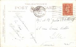 Grande Bretagne Great BRitain CPA Rock gardens South park Darlington